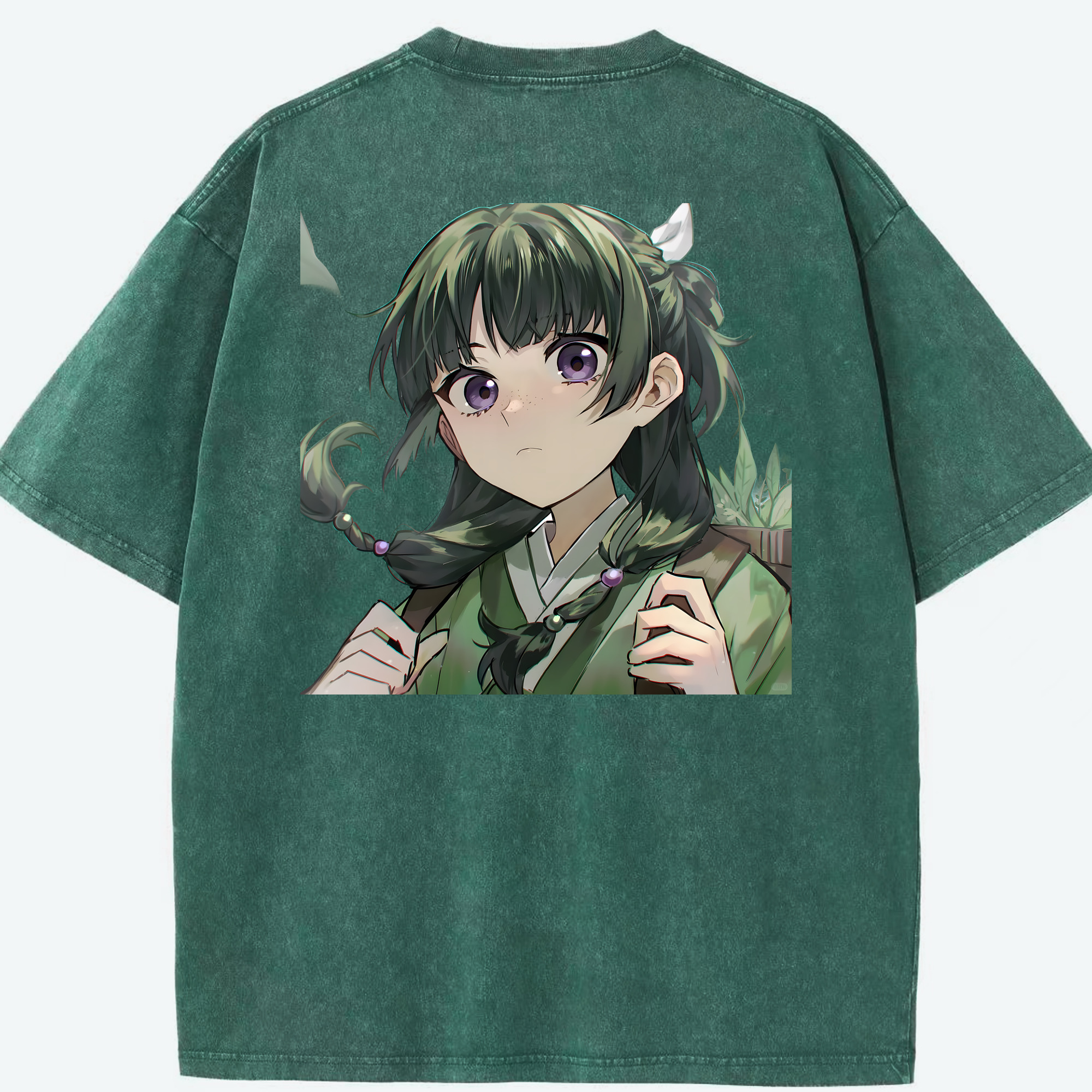 （画像用） 薬屋のひとりごと The Apothecary Diaries 綿100% ヴィンテージ風 半袖Tシャツ（背面プリント）